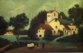 Wagen vor der Mühle 1879 Henri Rousseau Post Impressionismus Naive Primitivismus